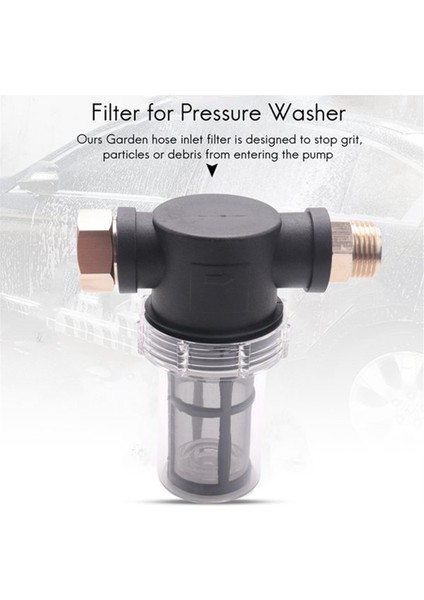 Basınçlı Yıkama Makinesi Girişi Için 34 Inç Bahçe Hortumu Filtresi (Yurt Dışından) indirimleri