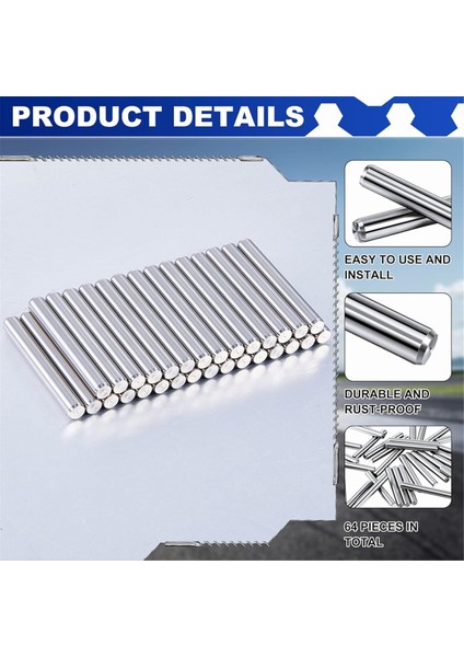 5mm x 40MM Raf Braketi Metal Kitaplık Çivi Desteği (Yurt Dışından) modelleri