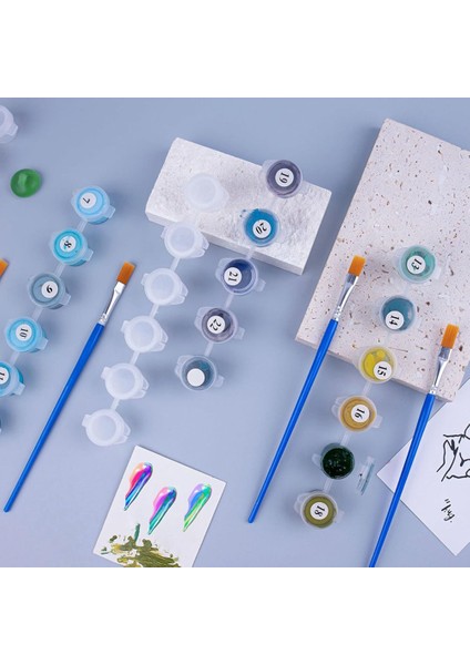 20 Şerit 120 Kutu Boş Boya Şeritleri Boya Kavanozu Bardakları (Yurt Dışından) fiyatları