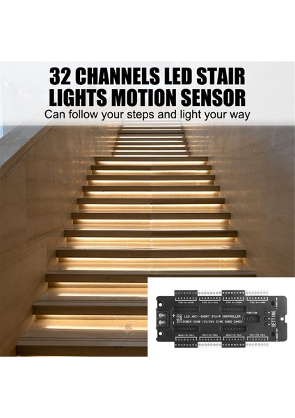 Merdivenler Için Esnek Şerit Iç Mekan LED 32 Kanal Işık Kontrol Cihazı (Yurt Dışından) fırsatları