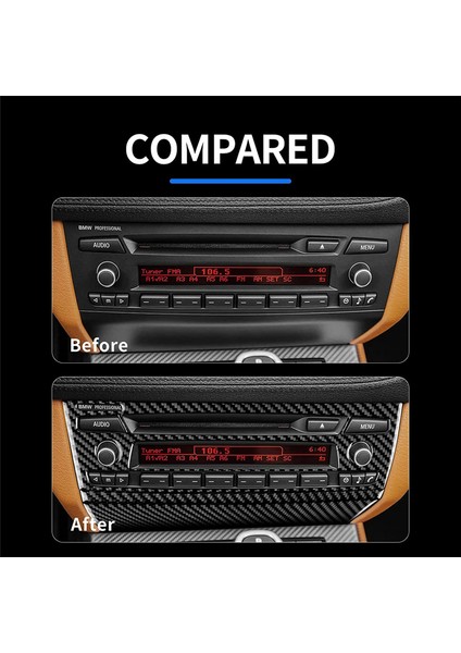 Z4 E89 2009-2016 Karbon Fiber Merkezi Kontrol CD Çerçeve Kapağı (Yurt Dışından)