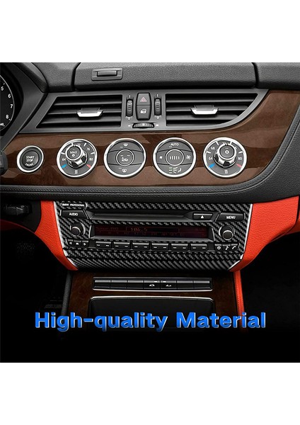 Z4 E89 2009-2016 Karbon Fiber Merkezi Kontrol CD Çerçeve Kapağı (Yurt Dışından)