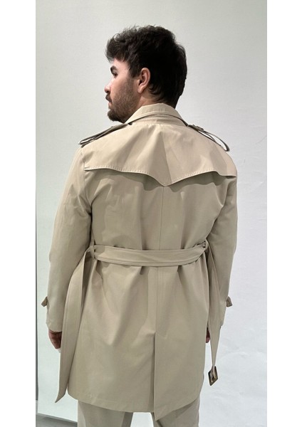 Krem Erkek Trençkot fiyatları