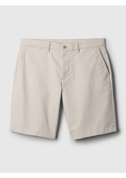 Erkek Gri 10" Vintage Şort modelleri