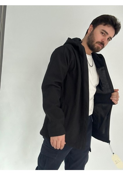 Siyah Softsheel Erkek Mont modelleri