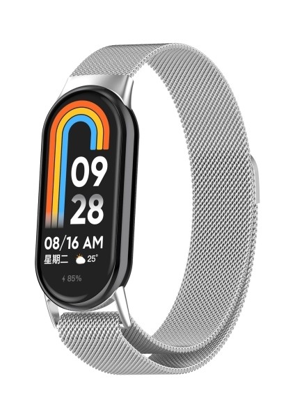 Xiaomi Mi Band 10 / Mi Band 9 / Mi Band 8 Uyumlu Mıknatıslı Paslanmaz Metal Hasır Milano Kordon Kayış fiyatları