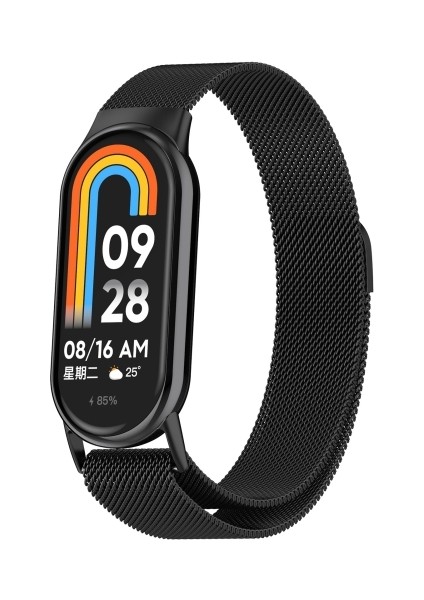 Xiaomi Mi Band 10 / Mi Band 9 / Mi Band 8 Uyumlu Mıknatıslı Paslanmaz Metal Hasır Milano Kordon Kayış fiyatları