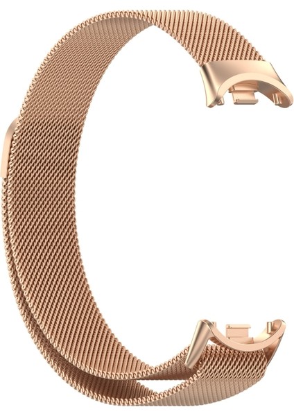 Xiaomi Mi Band 10 / Mi Band 9 / Mi Band 8 Uyumlu Mıknatıslı Paslanmaz Metal Hasır Milano Kordon Kayış fırsatları