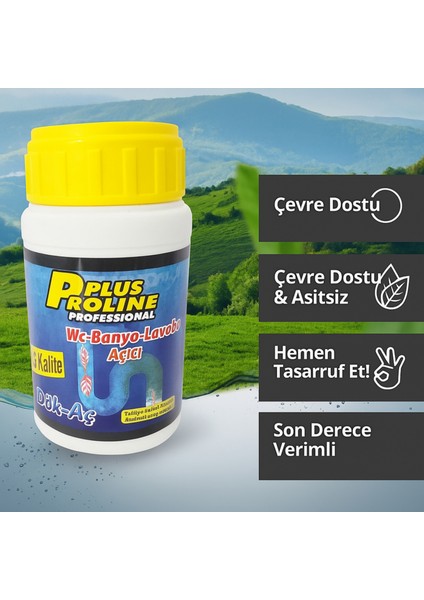 Ultra Güçlü 500 gr Dök- Aç Lavabo Açıcı – Tıkanıklıkları Hızla Açar, Etkili Formül