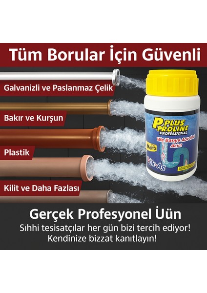 Ultra Güçlü 500 gr Dök- Aç Lavabo Açıcı – Tıkanıklıkları Hızla Açar, Etkili Formül