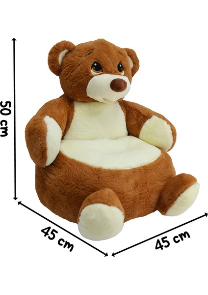 Peluş Ayı Bebek Çocuk Koltuğu 50 cm 62936 fiyatları