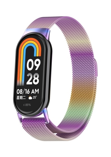 Xiaomi Mi Band 10 / Mi Band 9 / Mi Band 8 Uyumlu Mıknatıslı Paslanmaz Metal Hasır Milano Kordon Kayış fiyatları