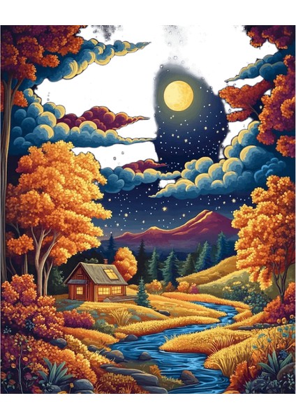 Yeni Dijital Yağlıboya Retro Sanat Kültür Dijital Yağlıboya El Yapımı Yetişkin Çocuk Hediye Duvar Dekorasyonu Dijital Sanat (Yurt Dışından)