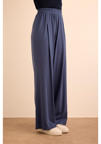 Beli Lastikli Örme Bol Pantolon fırsatları