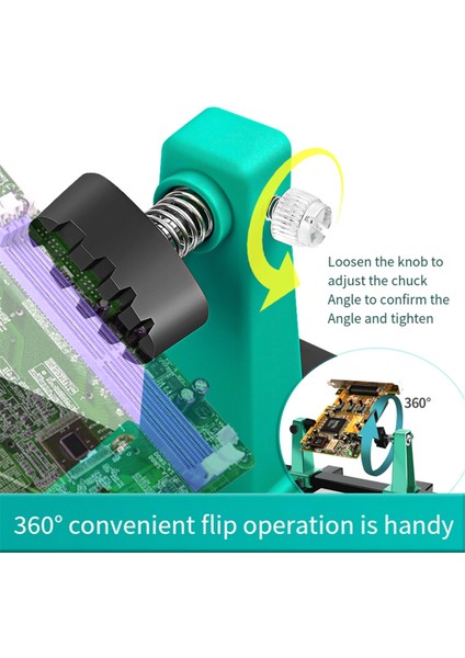 Devre Kartı Tutucu Sabit Ayarlanabilir Pcb Kaynak Braketi (Yurt Dışından)