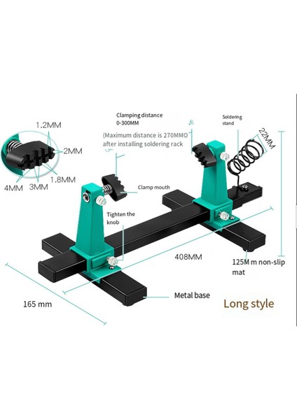 Devre Kartı Tutucu Sabit Ayarlanabilir Pcb Kaynak Braketi (Yurt Dışından)
