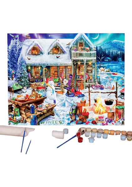 Yeni Dijital Yağlıboya Retro Sanat Kültür Dijital Yağlıboya El Yapımı Yetişkin Çocuk Hediye Duvar Dekorasyonu Dijital Sanat (Yurt Dışından)