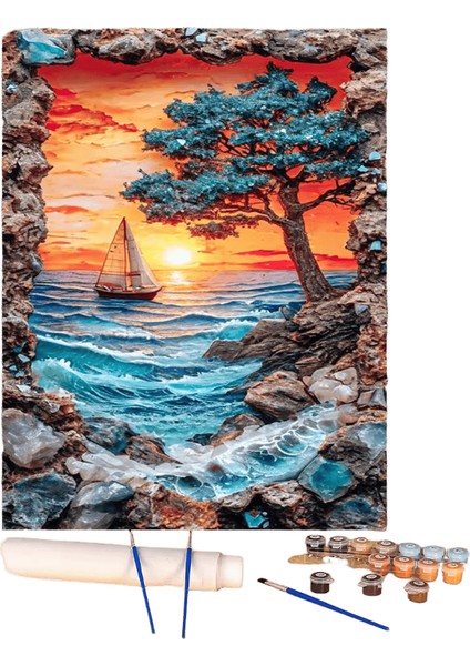 Yeni Dijital Yağlıboya Retro Sanat Kültür Dijital Yağlıboya El Yapımı Yetişkin Çocuk Hediye Duvar Dekorasyonu Dijital Sanat (Yurt Dışından)