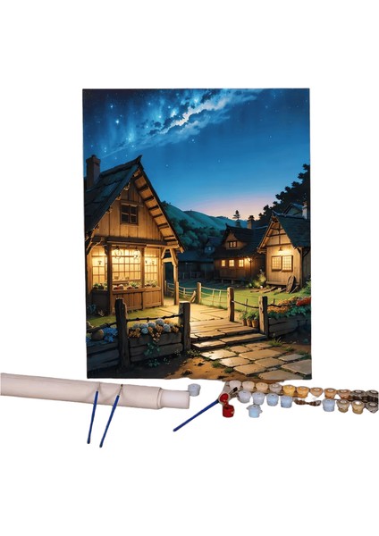 Yeni Dijital Yağlıboya Retro Sanat Kültür Dijital Yağlıboya El Yapımı Yetişkin Çocuk Hediye Duvar Dekorasyonu Dijital Sanat (Yurt Dışından)