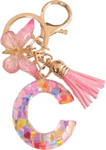 Tüylü Ponpon Anahtarlık Yumuşak Araba Anahtarlığı Ponpon Anahtarlık Anahtarlık Bayan Çanta Kolye (Yurt Dışından)