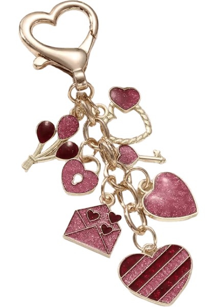 Tüylü Ponpon Anahtarlık Yumuşak Araba Anahtarlığı Ponpon Anahtarlık Anahtarlık Bayan Çanta Kolye (Yurt Dışından)