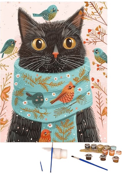 Yeni Dijital Yağlıboya Retro Sanat Kültür Dijital Yağlıboya El Yapımı Yetişkin Çocuk Hediye Duvar Dekorasyonu Dijital Sanat (Yurt Dışından)