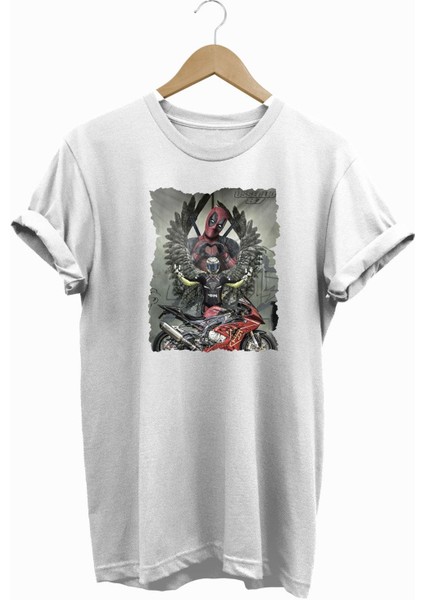 Dead Pool Racing Baskılı Tshirt