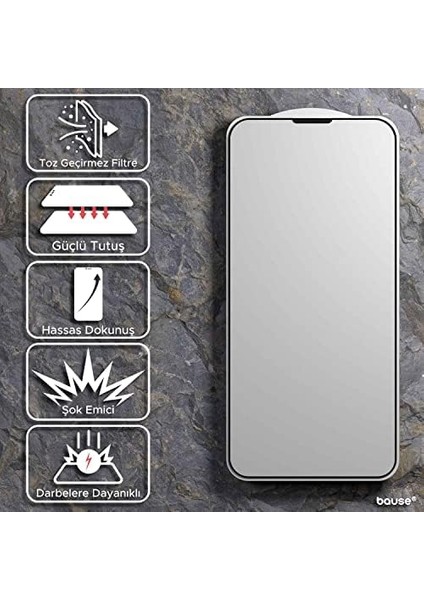 iPhone 11 Uyumlu Explosion-Proof 18D Toz Geçirmez Ekran Koruyucu Seramik Kırılmaz Cam - Parlak Yüzey (Iphone 11)
