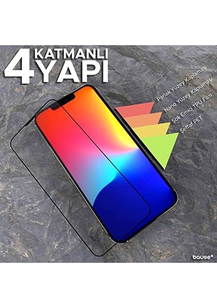 iPhone 11 Uyumlu Explosion-Proof 18D Toz Geçirmez Ekran Koruyucu Seramik Kırılmaz Cam - Parlak Yüzey (Iphone 11)