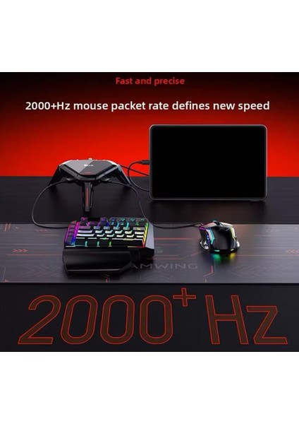 Moxie2 Pro Scorpion Klavye Mouse Oyun Adaptörü, Mobil FPS Dönüştürücü, RGB Işık, Yapay Zekâlı Recoil, 2000Hz Tepki, Android 10+ Uyumlu, Hero Mode, Dark Zone, High Energy Breakthrough indirimleri