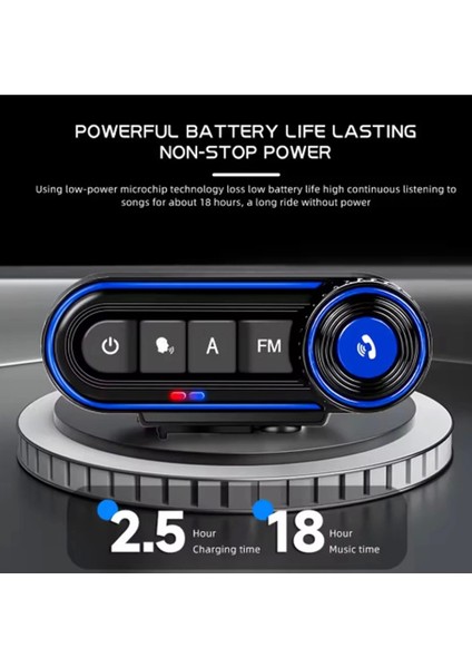 BT36 Kask Kulaklık Bluetooth Motosiklet Kulaklık Intercom 5.3