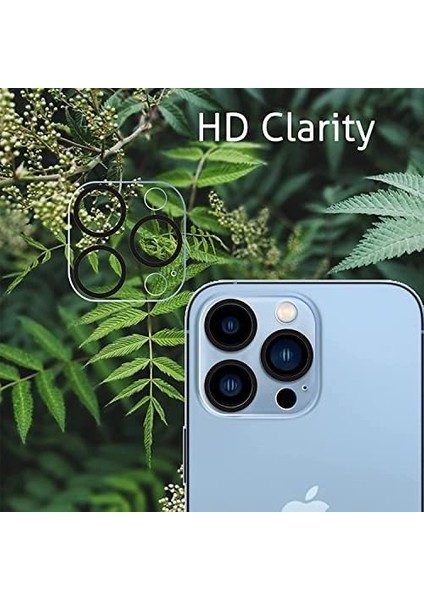 Trend iPhone 14 Pro ve 14 Pro Max Uyumlu Kamera Lens Koruyucu Temperli Cam Kamera Koruyucu 9h Sertlik Hd Şeffaf Kamera Lens Kapağı Cam Film fiyatları