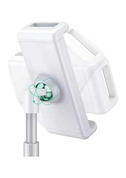 Yükseklik ve Açı Ayarlı Masaüstü Telefon ve Tablet Tutucu Stand Beyaz fiyatları