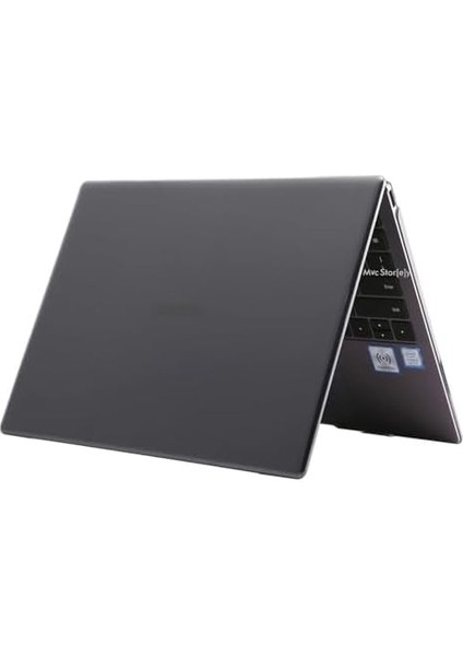 Huawei Kılıf Matebook 16-16S (2021-2022-2023 Yılı) ile Uyumlu Parlak Kristal Iz Yapmaz Kılıf Siyah modelleri
