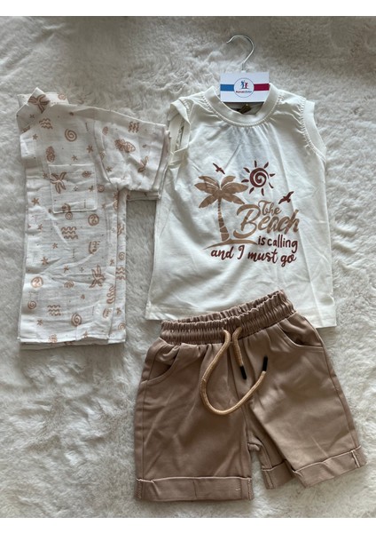 Beach Gömlekli 3 Lü Takım fiyatları