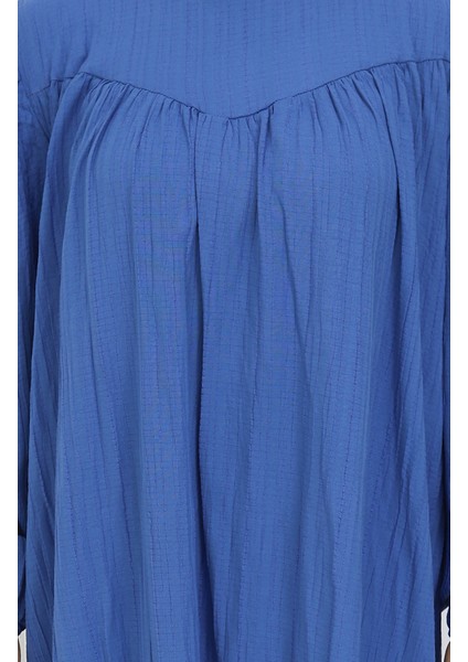 Büzgülü Tunik Pantolon Ikili Takım 2089-05 Indigo indirimleri
