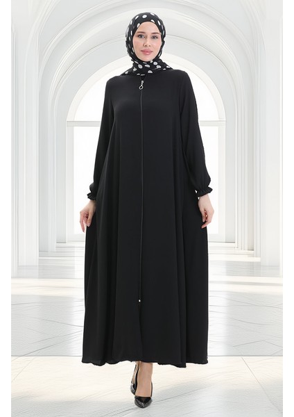 Fermuarlı Mevlana Ferace 4106-04 Siyah fiyatları