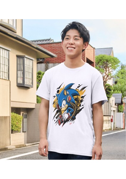 Sonic Çocuk Tişört Sonic Unisex Yetişkin Tişört