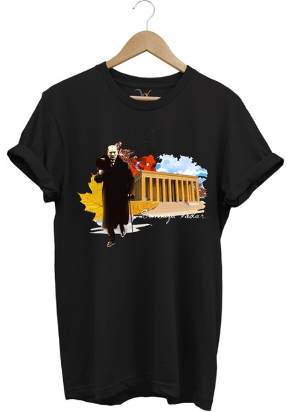 Atatürk Anıtkabir 10 Kasım 29 Ekim 23 Nisan 19 Mayıs Cumhuriyet Sonsuza Kadar Regular Fit T-Shirt