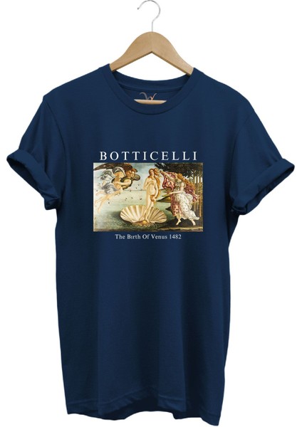 Bottıcellı Venüs Baskılı Sanatsal %100 Pamuk Regular Fit T-Shirt