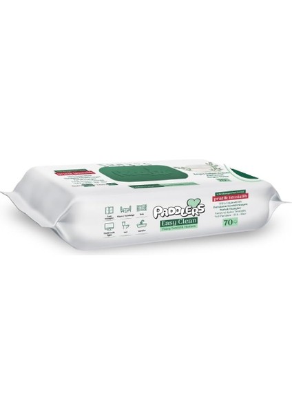 Easy Clean Beyaz Sabun Katkılı Yüzey Temizlik Havlusu 3X70 (210 Yaprak)
