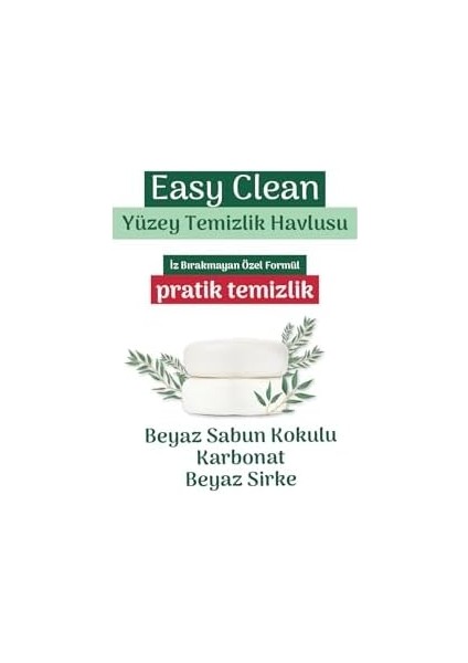 Easy Clean Beyaz Sabun Katkılı Yüzey Temizlik Havlusu 3X70 (210 Yaprak) modelleri