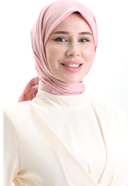 Koton Jakarlı Eşarp 90199-05 Pudra