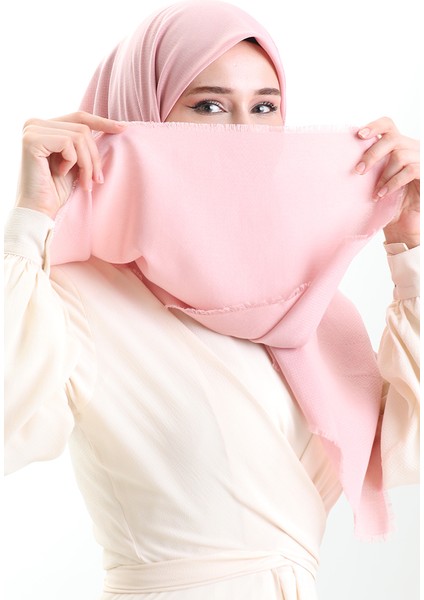 Koton Jakarlı Eşarp 90199-05 Pudra