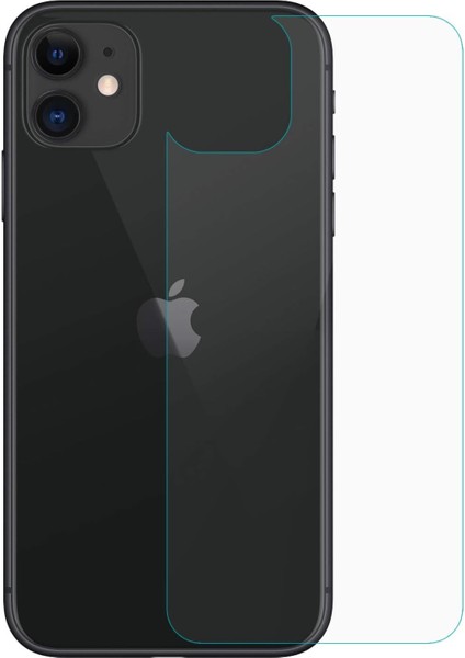 Apple iPhone 11 (6.1'') Arka Nano Cam Ekran Koruyucu [iphone 11 ile Uyumlu Ekran Koruyucu - Şeffaf]