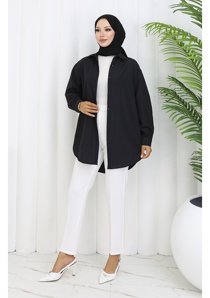 Düz Paça Pantolon 1154-05 Beyaz