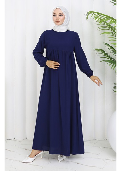 Belden Büzgülü Elbise 4102-02 Lacivert fiyatları