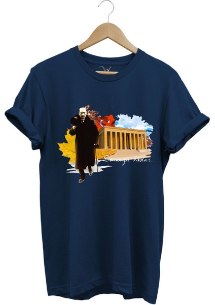 Atatürk Anıtkabir 10 Kasım 29 Ekim 23 Nisan 19 Mayıs Cumhuriyet Sonsuza Kadar Regular Fit T-Shirt