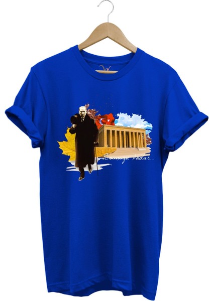 Atatürk Anıtkabir 10 Kasım 29 Ekim 23 Nisan 19 Mayıs Cumhuriyet Sonsuza Kadar Regular Fit T-Shirt