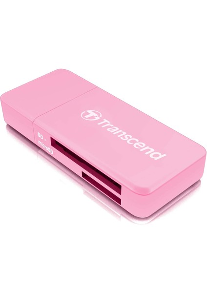 USB 3.0/3.1 Gen 1 Çok Fonksiyonlu Kart Okuyucu TS-RDF5R, Pembe